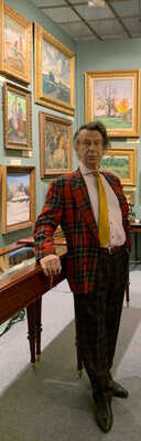 Шилов Александр Максович. Зимний пейзаж с церковью 